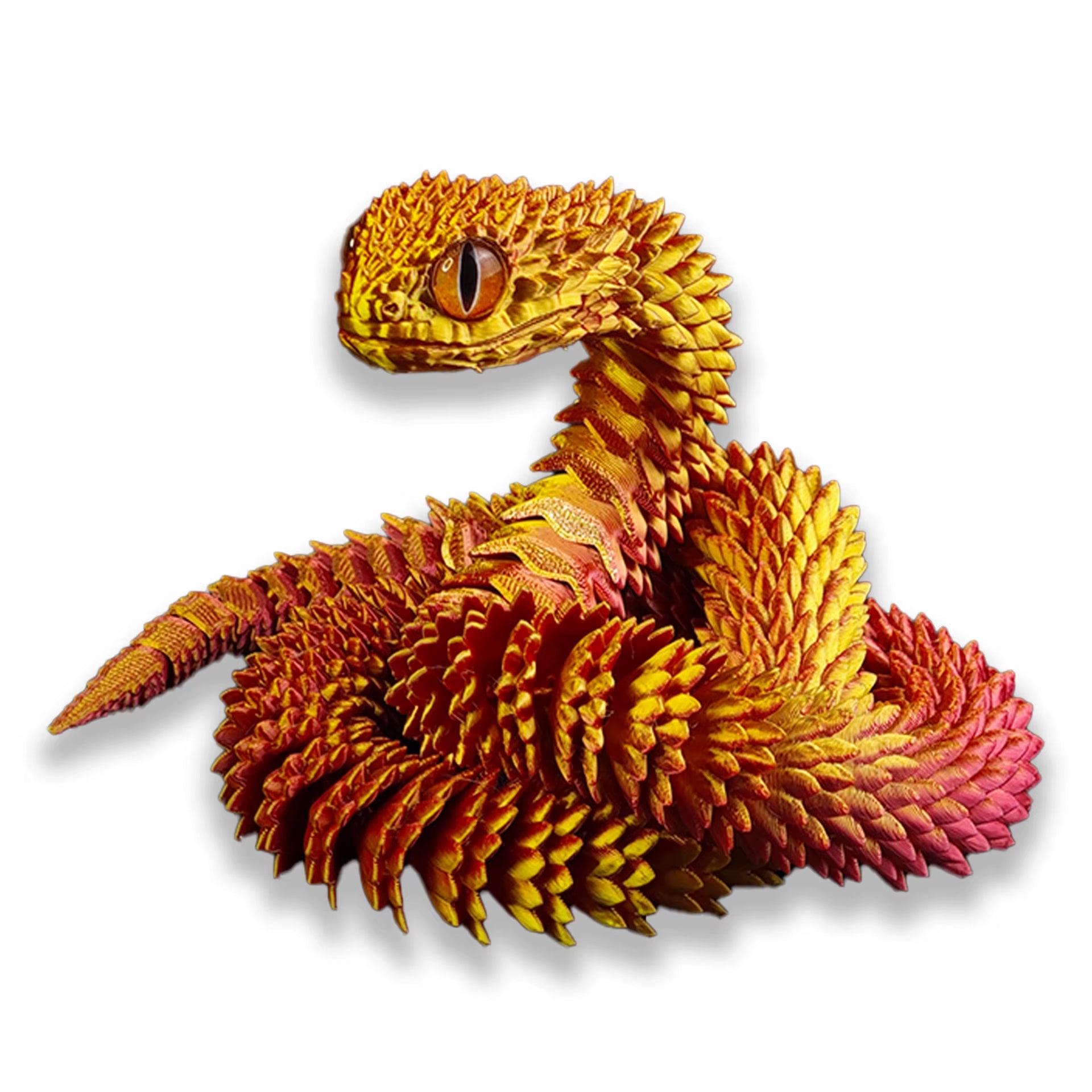30Cm 3D Printed Snake Toys Funny Printed Animals Snake Christmas New Year Craft Ornament Simulation Animal Home Desktop Ornament