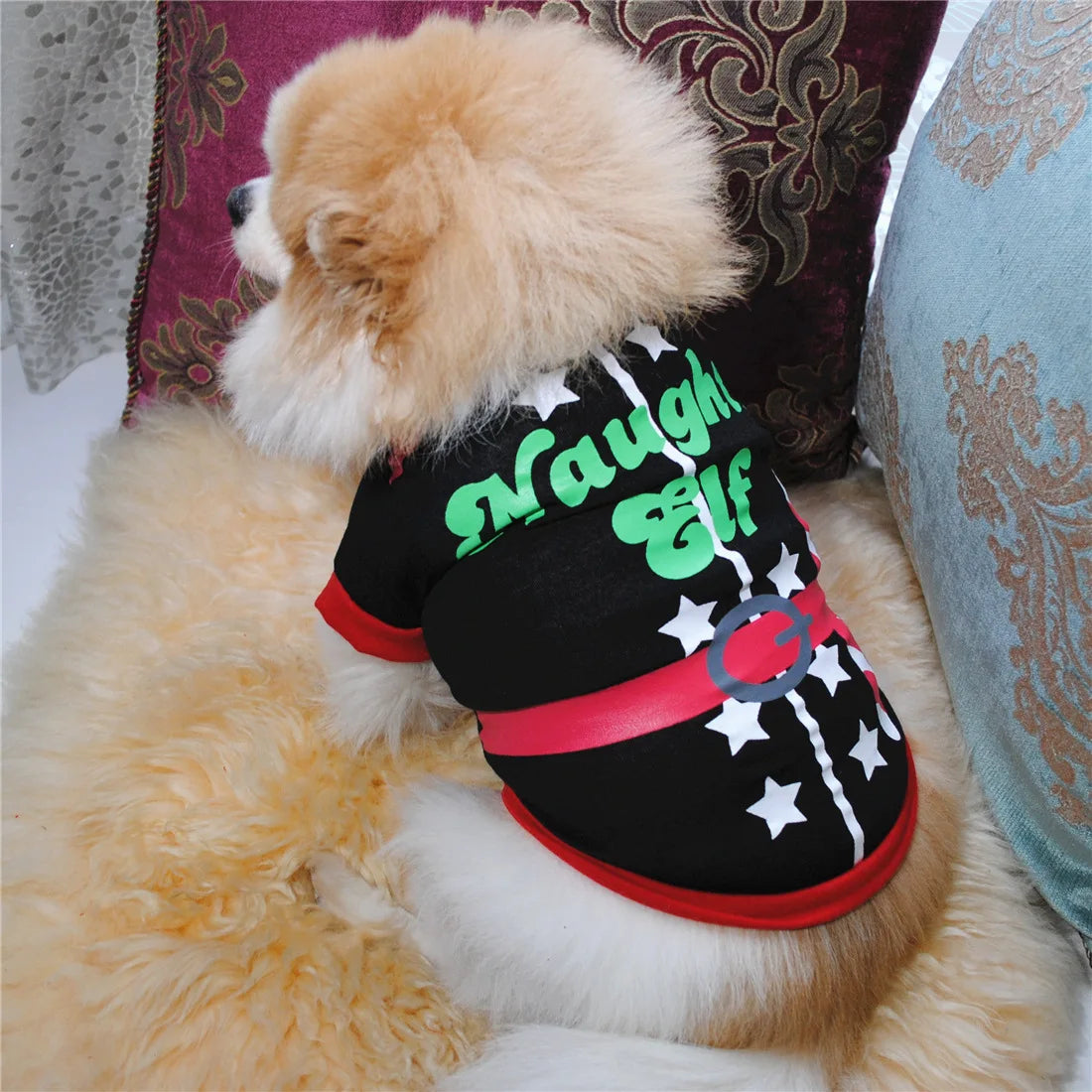 Christmas Dog Clothes New Year Pets Dogs Clothing for Small Medium Dogs Costume Chihuahua Pet Shirt Warm Dog Clothing Yorkshire