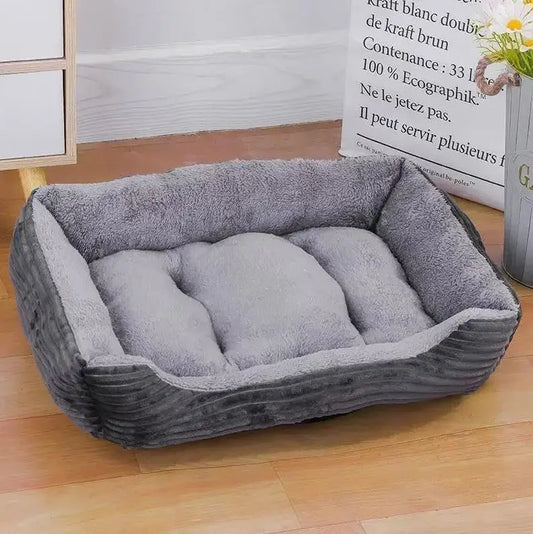 Large Pet House Dog Bed Cat Mat Long Plush Deep Sleeping Warm Soft Small Dog Cushion Calm Beds for Puppy Chihuahua